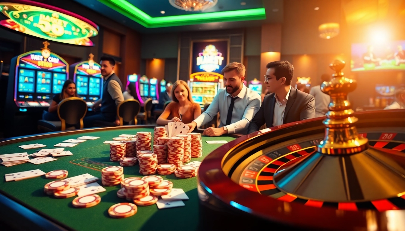 Experience high-stakes action at 69vn.gb.net with vibrant casino tables and engaging players.